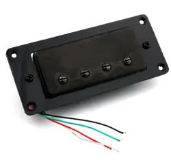 ARTEC 4-STRING BASS HUMBUCKER BRIDGE OR NECK PICKUP FOR GIBSON EPIPHONE - BLACK