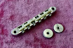 VINTAGE GIBSON 1960'S ABR-1 CHROME BRIDGE PATENT NUMBER NYLON SADDLES ES-335 SG!