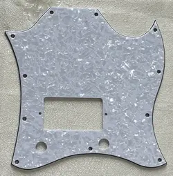 CUSTOM FOR GIBSON SG STANDARD SINGLE HUMBUCKER GUITAR PICKGUARD WHITE PEARL