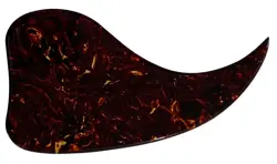 PICKGUARD FOR GIBSON J45 STYLE ACOUSTIC GUITAR SELF ADHENSIVE--CRYSTAL BROWN