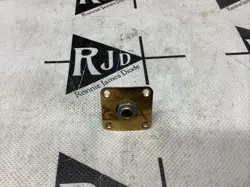 SWITCHCRAFT INPUT OUTPUT JACK METAL PLATE SQUARE CURVED RELIC GOLD