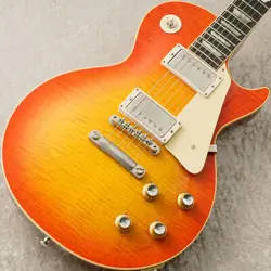 GIBSON CUSTOM SHOP 1960 LES PAUL STANDARD REISSUE VOS-TANGERINE BURST- JET BLACK