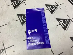 GIBSON GOLD WARRANTY CARD CASE CANDY