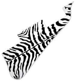 PICKGUARD PICK GUARD  COMPATIBLE WITH GIBSON LES PAUL GUITAR ZEBRA 1