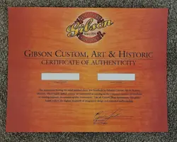 OF AUTHENTICITY: