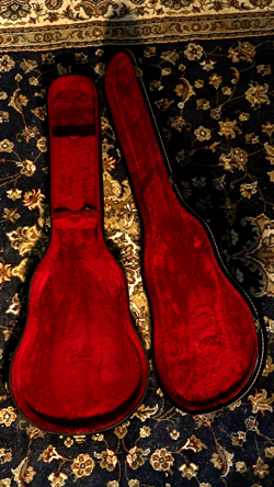 1968 VINTAGE GIBSON GUITAR CASE FOR GIBSON LES PAUL - RED INTERIOR