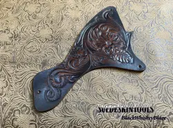 *CUSTOM TOOLED LEATHER PICKGUARD FITS GIBSON LES PAUL JUNIOR LP JR