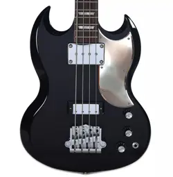 CHROME MIRROR ACRYLIC PICKGUARD FOR GIBSON SG STANDARD BASS MADE IN USA BY WD