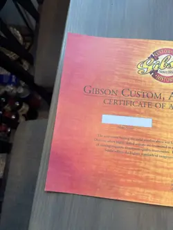 SHOP CERTIFICATE