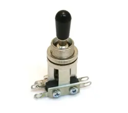 SWITCHCRAFT SHORT 3-WAY TOGGLE SWITCH FOR GIBSON ETC GUITAR EP-4066-000