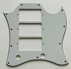 3 PLY PARCHMENT PICKGUARD FIT GIBSON SG STANDARD 3 PICKUP STYLE GUITAR PARTS