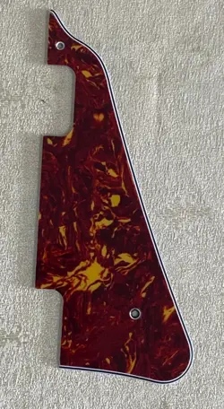 NEW 4 PLY GUITAR PICKGUARD FOR GIBSON EPIPHONE LES PAUL LP P90,RED TORTOISE