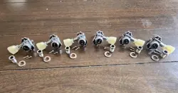 KLUSON REVOLUTION 3X3 LOCKING TUNERS PEARLOID KEYSTONE CHROME