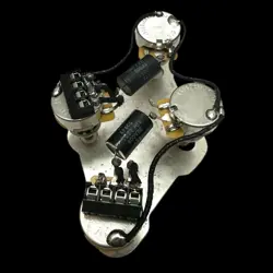SOLDERLESS GIBSON LES PAUL 50S WIRING HARNESS CTS 525K 27MM NOS .022 CAPS!
