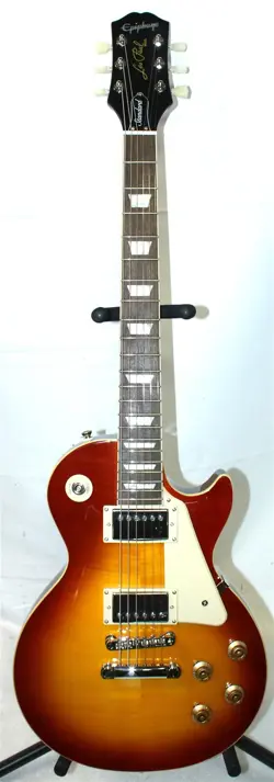 EPIPHONE INSPIRED BY GIBSON LP STANDARD 50S GUITAR WASHED CHERRY SUNBURST