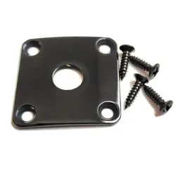 BLACK INPUT PLATE LESPAUL GIBSON/EPIPHONE STYLE