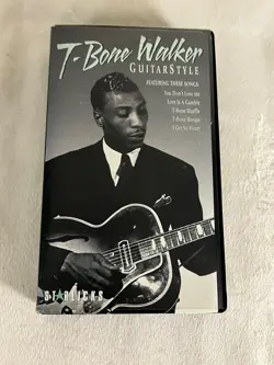 T-BONE WALKER BLUES GUITAR STYLE VHS ~ DUKE ROBILLARD ~ STARLICKS