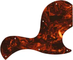 WD CUSTOM PICKGUARD FOR GIBSON SG JUNIOR #05F FAUX TORTIOSE
