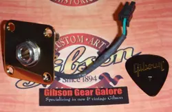GIBSON LES PAUL JACK OUTPUT GOLD QUICK CONNECT 1/4 INCH GUITAR PARTS STANDARD T