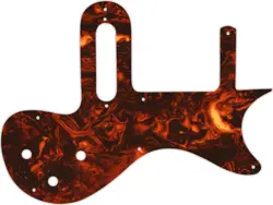 WD CUSTOM PICKGUARD FOR GIBSON 1 PICKUP MELODY MAKER #05F FAUX TORTIOSE