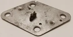 1979 USA GIBSON LES PAUL GUITAR METAL CONTROL PLATE GROUND POTS MOUNTING PLATE