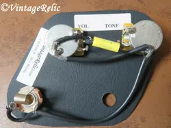 LES PAUL LP JUNIOR PRE-WIRED UPGRADE HARNESS .022UF MUSTARD CAP FITS GIBSON