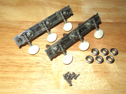 GIBSON 1965 WAVERLY NICKEL MELODY MAKER TUNERS W/ WHITE OVAL KEYS