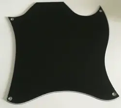 GUITAR PARTS GUITAR PICKGUARD FOR GIBSON SG BLANK FULL FACE STYLE 3 PLY BLACK