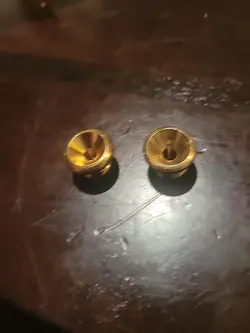 GIBSON GOLD PAIR STRAP BUTTONS