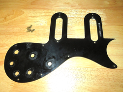 GIBSON 1965 BLACK 1 PLY DUAL PICKUP MELODY MAKER PICKGUARD