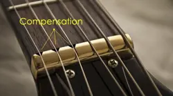 UNIQUE COMPENSATED BRASS NUT FOR GIBSON GUITAR - 43MM - REPLACEMENT UPGRADE
