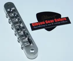 GIBSON LES PAUL BRIDGE NASHVILLE TUNE-O-MATIC SATIN NICKEL GUITAR PARTS SG HP U