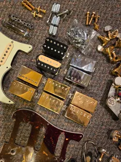 GIBSON BURSTBUCKER 2 & 3 AND 6 MORE GUITAR PICKUPS AND EXTRAS FENDER TOO