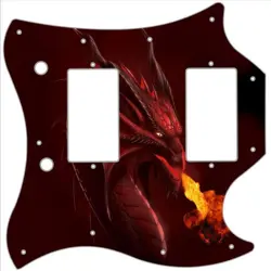 SG STANDARD PICKGUARD CUSTOM GIBSON GRAPHICAL GUITAR SCRATCH PLATE DRAGON BREATH