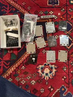 GIBSON, FENDER, SQUIER, HIPSHOT, IBANEZ BABICZ GUITAR BRIDGES AND NECK PLATES