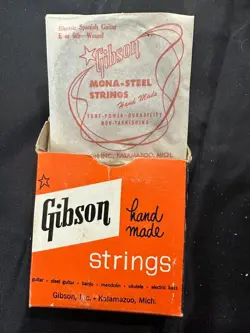 VINTAGE ELECTRIC SPANISH GUITAR STRINGS - E OR 6TH, WOUND
