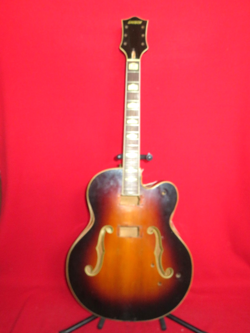 GRETSCH 1953 SUN BURST 6192 ELECTRO II COUNTRY CLUB HOLLOW BODY & NECK