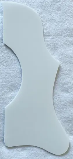 FOR GIBSON J45 & J50 ACOUSTIC GUITAR SELF ADHESIVE PICKGUARD,WHITE