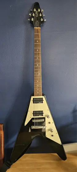 EPIPHONE INSPIRED BY GIBSON FLYING V ELECTRIC GUITAR MADE IN KOREA 1993