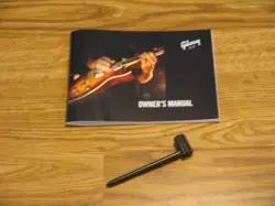 GIBSON 2013 USA MANUAL & WRENCHES CASE CANDY PAPERWORK