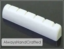 ALWAYSHANDCRAFTED SLOTTED BONE NUT HANDMADE FOR GIBSON GUITAR - 41MM / 1 5/8