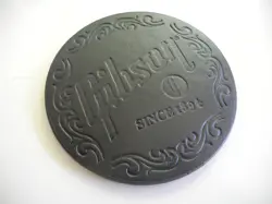GIBSON LOGO LEATHER BEER MAT COASTER GENUINE DRINKS COASTER GUITAR SINCE 1894