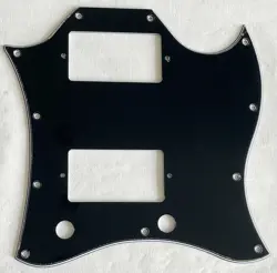 NEW GREAT-FOR US GIBSON SG STANDARD STYLE GUITAR PICKGUARD 3 PLY BLACK