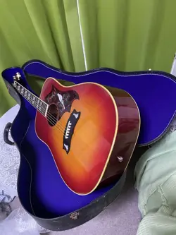 LET'S GO COUNTRY BY GIBSON MAURICE HUMMINGBIRD WD ACOUSTIC ELECTRIC GUITAR SAFE