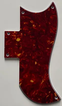 FOR FIT GIBSON SG 61 REISSUE STYLE GUITAR PICKGUARD 4 PLY RED TORTOISE