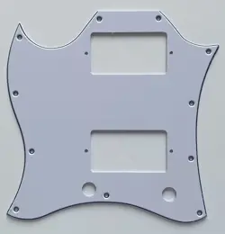 FOR FIT GIBSON SG STANDARD STYLE FULL FACE GUITAR PICKGUARD WHITE LEFT HAND