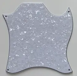 FOR FIT US GIBSON SG STANDARD BLANK FULL FACE STYLE GUITAR PICKGUARD WHITE PEARL
