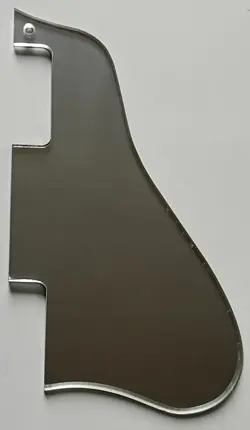 FOR FIT GIBSON ES-335 SHORT STYLE GUITAR PICKGUARD 1 PLY SILVER MIRROR