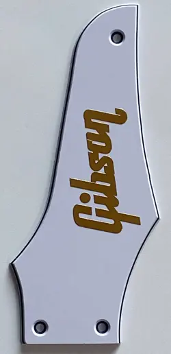 FOR FIT GIBSON FIREBIRD NON-REVERSE TRUSS ROD COVER+GOLD DECAL GUITAR PICKGUARD