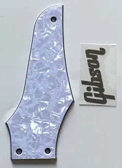 FOR GIBSON FIREBIRD NON-REVERSE TRUSS ROD COVER+SILVER DECAL GUITAR PICKGUARD